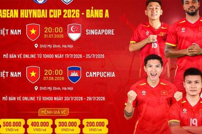 Kế hoạch bán vé các trận sân nhà của ĐT Việt Nam ở ASEAN Cup 2026