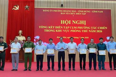 Nâng cao nhận thức toàn diện về khu vực phòng thủ cụm liên phường