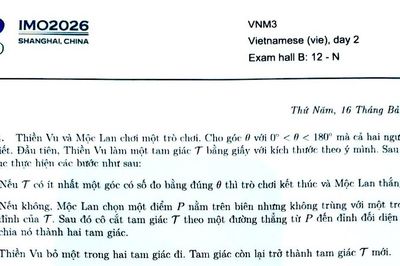 Đề thi Olympic Toán quốc tế 2026 (ngày 2)