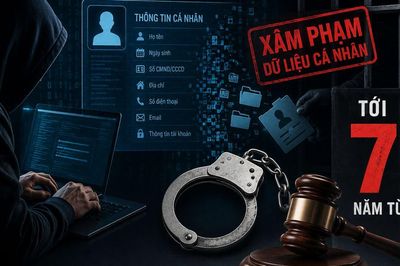 Làm một việc với dữ liệu cá nhân, có thể sẽ đối mặt mức án tới 7 năm tù