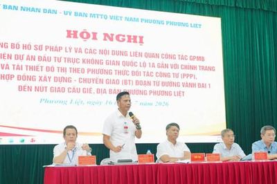Phường Phương Liệt công bố hồ sơ dự án trục quốc lộ 1A, đối thoại với người dân