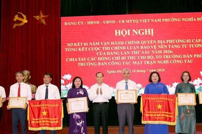 Hiệu quả từ mô hình chính quyền địa phương hai cấp ở phường Nghĩa Đô