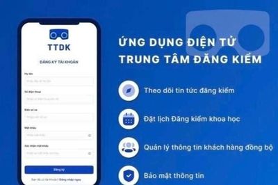 Dừng đặt lịch đăng kiểm trực tuyến qua ứng dụng TTDK