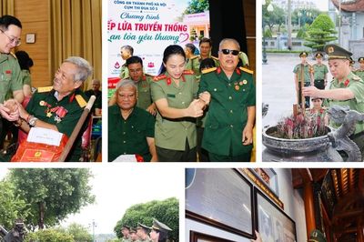 Tấm lòng Công an Thủ đô với thế hệ cha anh