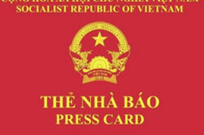 Quy định mới thủ tục cấp, đổi, cấp lại và thu hồi thẻ nhà báo