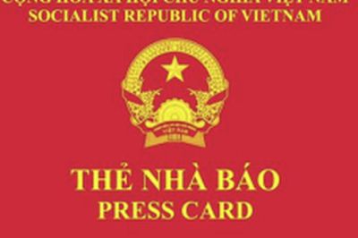 Quy định mới thủ tục cấp, đổi, cấp lại và thu hồi thẻ nhà báo