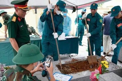 Quảng Ninh: Một trong những địa phương đầu tiên trong cả nước hoàn thành lấy mẫu hài cốt liệt sĩ