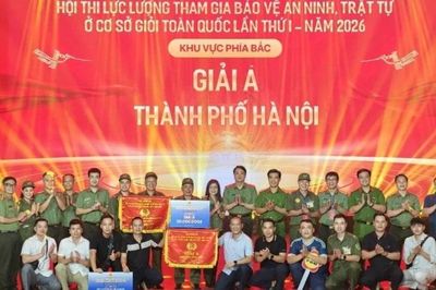 Đội Hà Nội giành Giải A tại Hội thi Lực lượng tham gia bảo vệ an ninh, trật tự ở cơ sở giỏi toàn quốc, khu vực phía bắc
