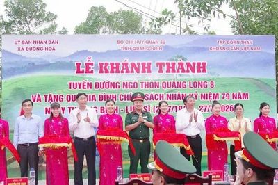 Công trình đường dân sinh góp phần nâng cao đời sống nhân dân