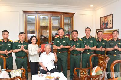 Thượng tướng Nguyễn Trường Thắng tri ân các đồng chí nguyên lãnh đạo Bộ Quốc phòng