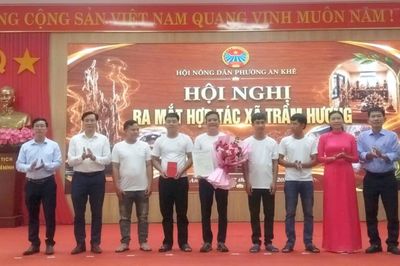 Phường An Khê ra mắt HTX Trầm Hương và thành lập 43 Chi hội Nông dân tại các khu dân cư