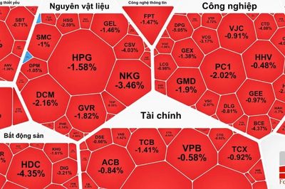 Chứng khoán 'đỏ sàn', cổ phiếu PNJ tăng mạnh