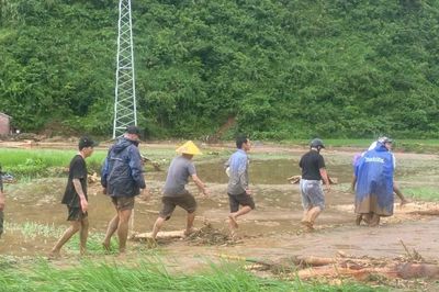Một người tử vong do lũ tại Lai Châu, nhiều nhà cửa, máy móc hư hại