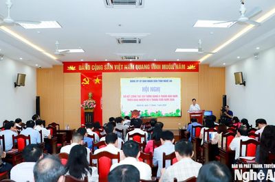 Đảng ủy UBND tỉnh Nghệ An yêu cầu đánh giá cán bộ thực chất, tránh tình trạng nể nang