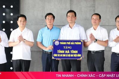 TP Hải Phòng hỗ trợ Hà Tĩnh 500 triệu đồng thực hiện công tác an sinh xã hội