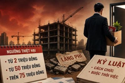 Cán bộ gây lãng phí trên 75 triệu đồng có thể bị cách chức: Không nên chỉ nhìn vào số tiền thiệt hại