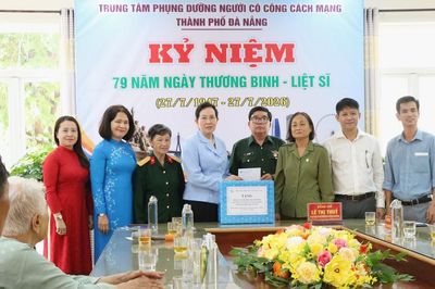 Chủ tịch Hội LHPN Việt Nam Lê Thị Thủy tham gia chuỗi hoạt động tri ân Ngày Thương binh - Liệt sĩ tại Đà Nẵng