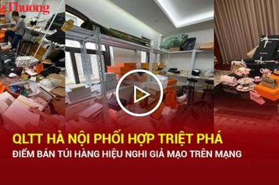 QLTT Hà Nội phối hợp triệt phá điểm bán túi hàng hiệu nghi giả mạo trên mạng