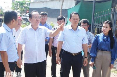 Phó Chủ tịch Thường trực UBND tỉnh An Giang yêu cầu đẩy nhanh tiến độ 2 dự án