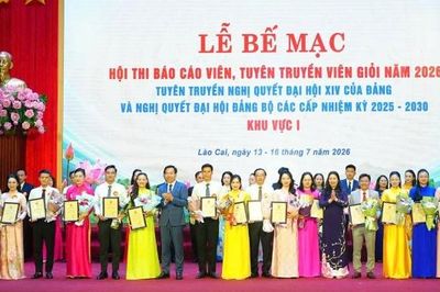 Tỉnh Bắc Ninh có 2 thí sinh đoạt giải Khuyến khích Hội thi Báo cáo viên, tuyên truyền viên giỏi khu vực I