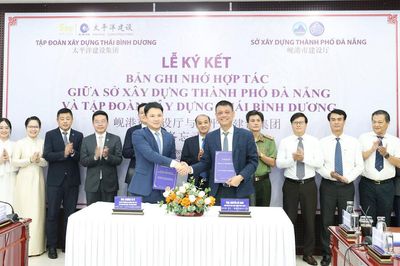 Sở Xây dựng thành phố Đà Nẵng ký kết hợp tác với Tập đoàn Xây dựng Thái Bình Dương