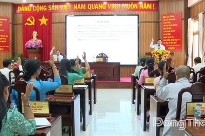 Hội đồng nhân dân xã Chợ Gạo: Thông qua nhiều nội dung quan trọng