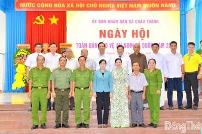 Xã Châu Thành quyết tâm xây dựng thế trận an ninh nhân dân vững chắc