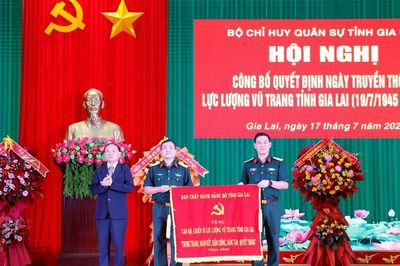 Công nhận ngày 19-7-1945 là Ngày truyền thống lực lượng vũ trang tỉnh Gia Lai