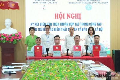 Ký kết thỏa thuận hợp tác trong công tác tuyên truyền bảo hiểm thất nghiệp và bảo hiểm xã hội