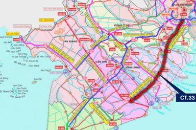 Cao tốc CT.33 dài 150km kết nối TP.HCM với miền Tây: Tổng vốn 70.000 tỷ đồng