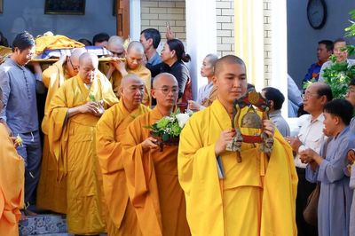 Cà Mau: Lễ nhập kim quan Hòa thượng Thích Phước Lợi - Phó Trưởng ban Thường trực Ban Trị sự GHPGVN tỉnh
