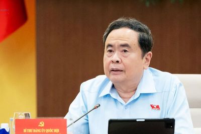 Bí thư Đảng ủy Quốc hội, Chủ tịch Quốc hội Trần Thanh Mẫn chủ trì Hội nghị về sắp xếp bộ máy và công tác cán bộ