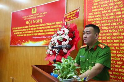 Công an phường Chợ Quán: Tổng kết cao điểm 45 ngày đêm và sơ kết công tác 6 tháng đầu năm
