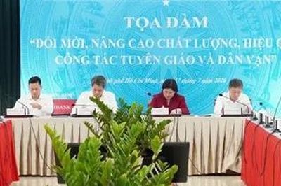 Đổi mới, nâng cao chất lượng, hiệu quả công tác tuyên giáo và dân vận trong giai đoạn mới