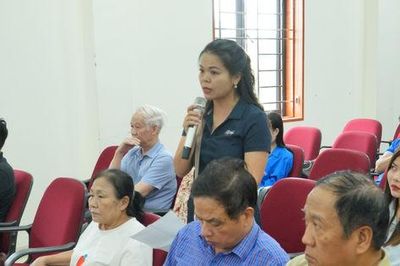 Phường Định Công lắng nghe ý kiến người dân, tháo gỡ vướng mắc về thủ tục hành chính