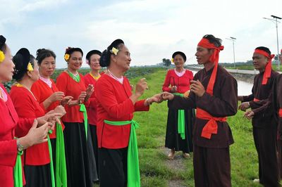 Nét độc đáo của di sản hát trống quân Phúc Lâm