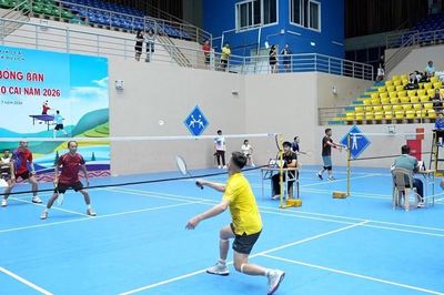 Hơn 400 VĐV tranh tài tại Giải cầu lông, bóng bàn các CLB tỉnh Lào Cai năm 2026