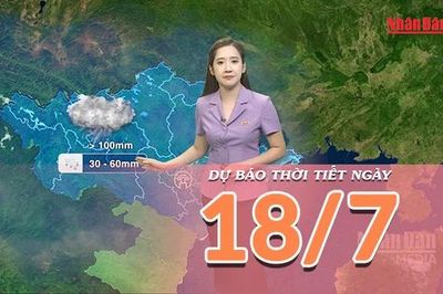 [Video] Dự báo thời tiết ngày 18/7/2026: Vùng núi Bắc Bộ tiếp tục mưa to, Trung Bộ nắng mở rộng