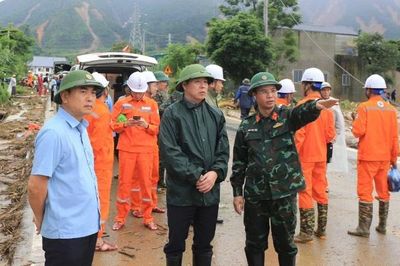 Lai Châu tập trung nhân lực, vật lưc khắc phục hậu quả mưa lũ