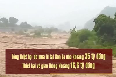 [Video] Mưa lũ tại Sơn La gây thiệt hại hơn 35 tỷ đồng
