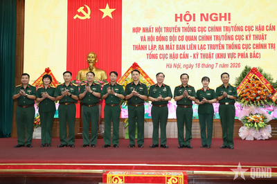 Ra mắt Ban liên lạc truyền thống Cục Chính trị Tổng cục Hậu cần - Kỹ thuật khu vực phía Bắc