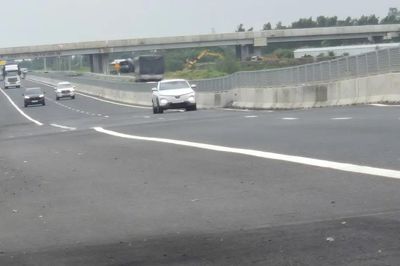 Đường cao tốc Cần Thơ - Cà Mau tiếp tục lún