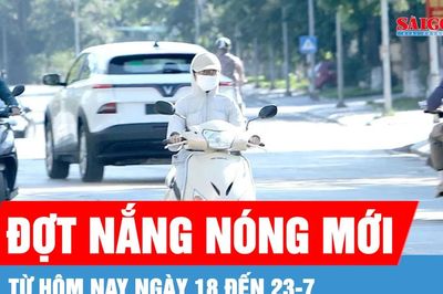 Từ hôm nay 18-7, Trung bộ có đợt nắng nóng mới