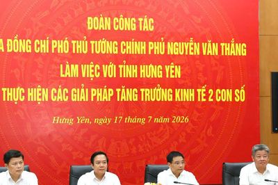 Phó Thủ tướng Nguyễn Văn Thắng: Hưng Yên thuộc nhóm địa phương tăng trưởng dẫn đầu cả nước