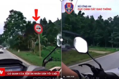 Xử lý tài xế vượt xe tại nơi có biển báo cấm vượt sau phản ánh trên VNeTraffic