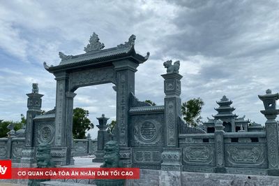 Xuất hiện 3 khu lăng mộ trái phép trên đất xã quản lý