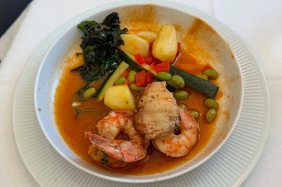 Hãng hàng không Đức khóa một nhà vệ sinh để chuẩn bị bữa ăn hạng thương gia