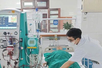 Suy đa tạng phải lọc máu khẩn cấp sau khi ăn mật cá trắm