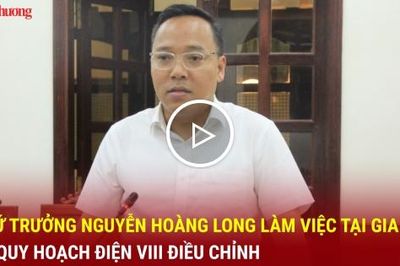 Thứ trưởng Nguyễn Hoàng Long làm việc tại Gia Lai về Quy hoạch điện VIII điều chỉnh