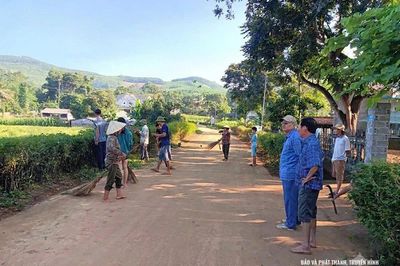 Thạch Lập xây dựng miền quê xanh từ tiêu chí môi trường
